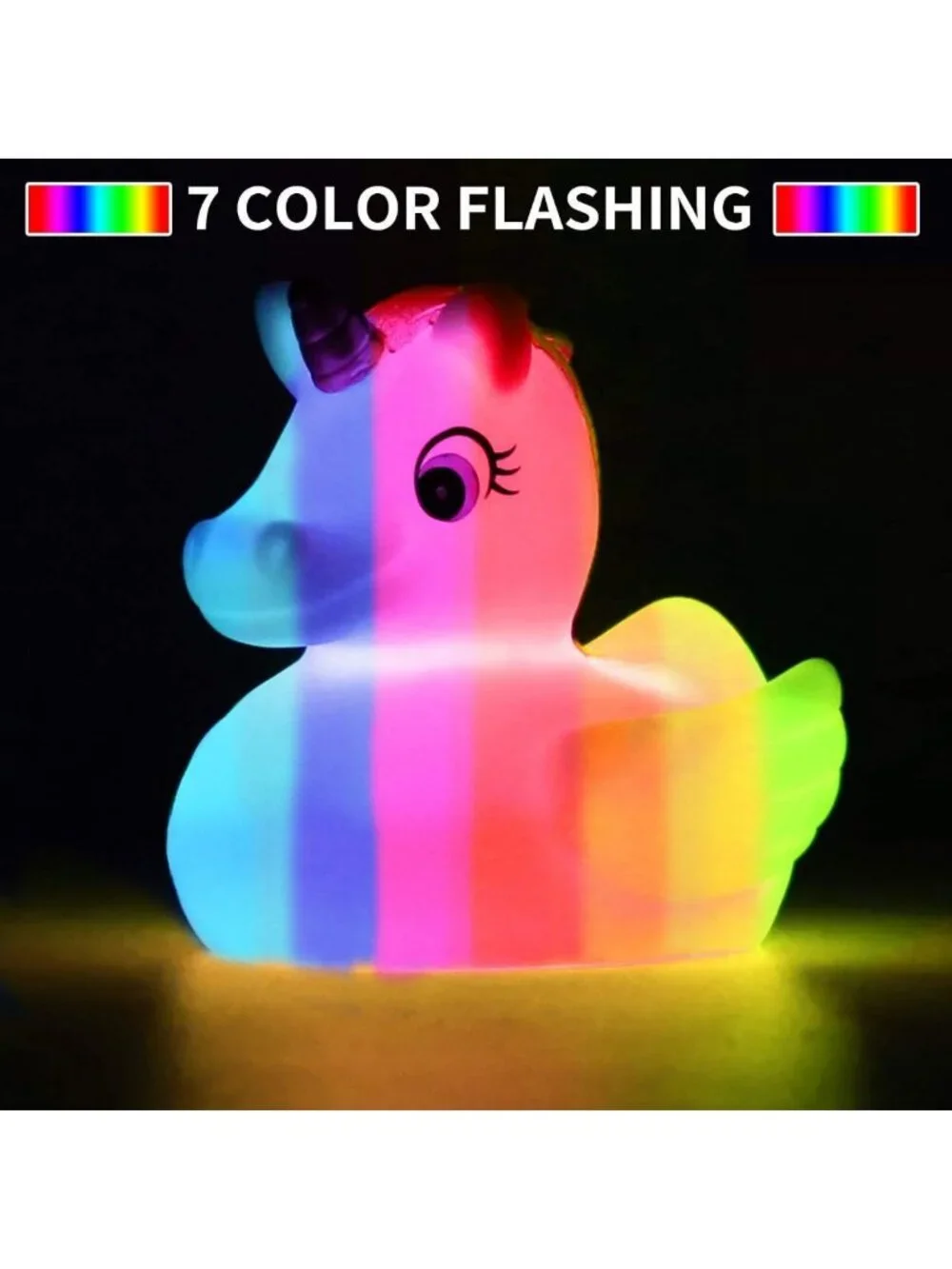 12 Pack Light-Up Animal Bath Toys for Toddlers | Color-Changing Floating Fun